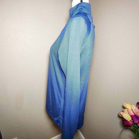 Under Armour Stripe Tech 1/4 Zip Long sleeve Shirt Size S - Picture 3 of 7